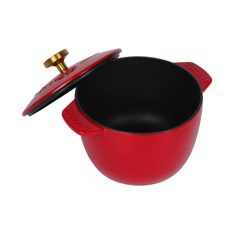 Olla arrocera Cocotte de horno holandés de hierro fundido esmaltado